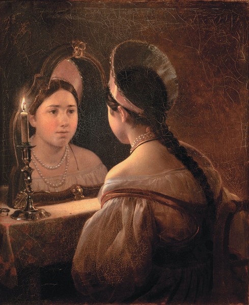 Картина Карла Брюллова «Гадающая Светлана»